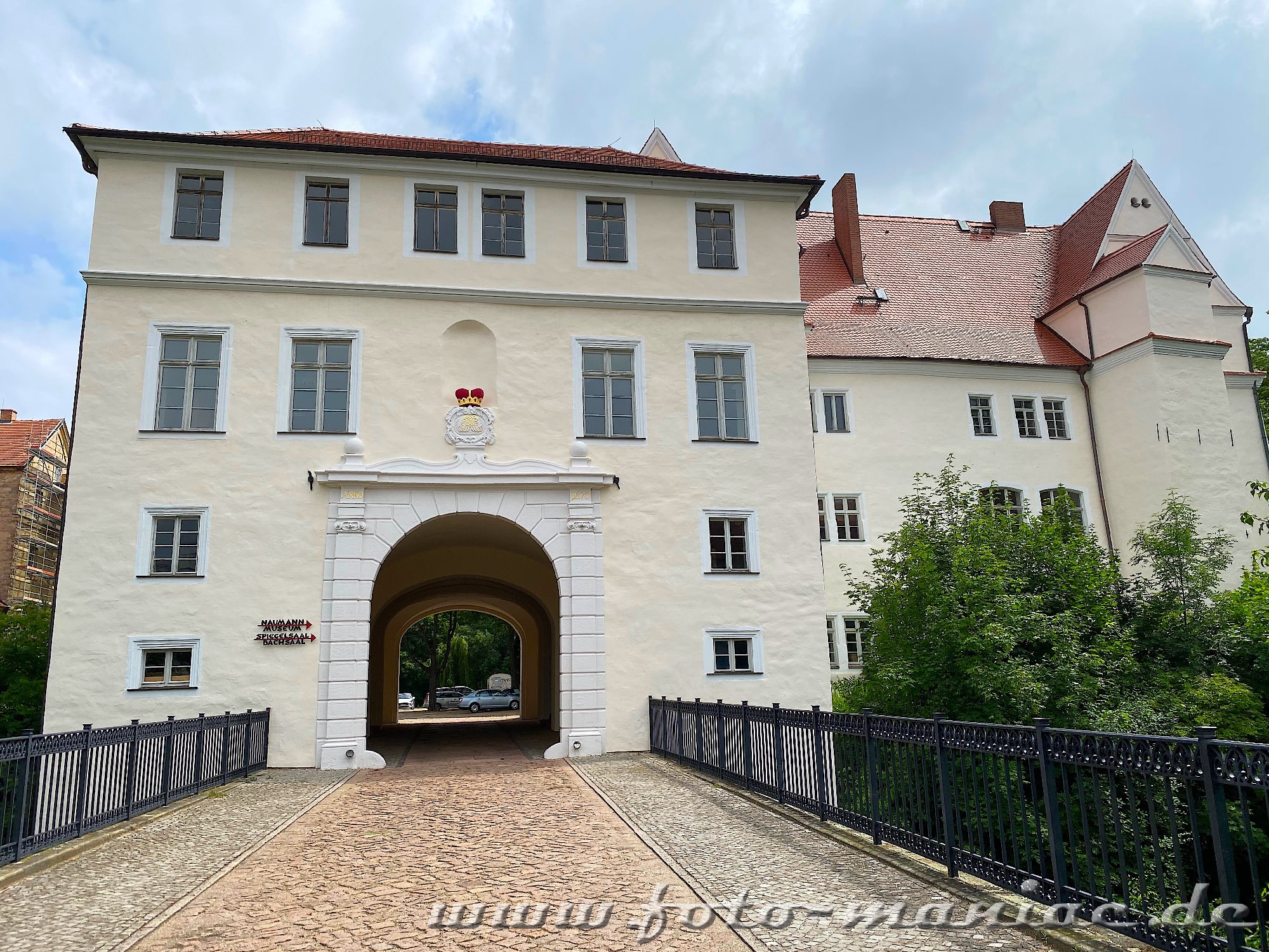 Portal des Schlosses Köthen