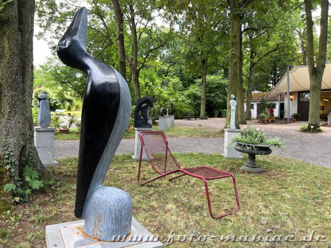 Grazile Vogel-Skulptur