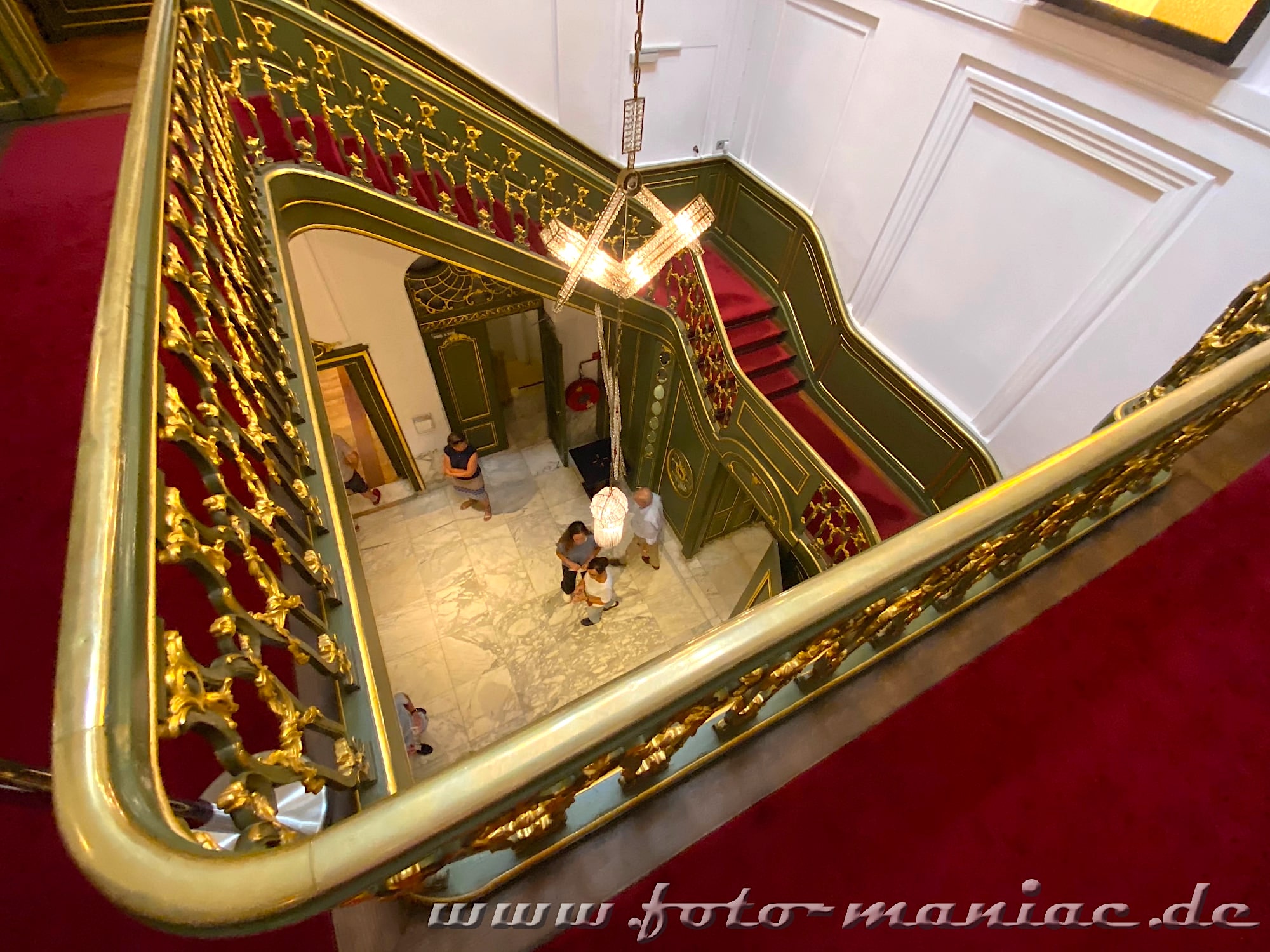 Treppe im Escher-Museum im Den Haag