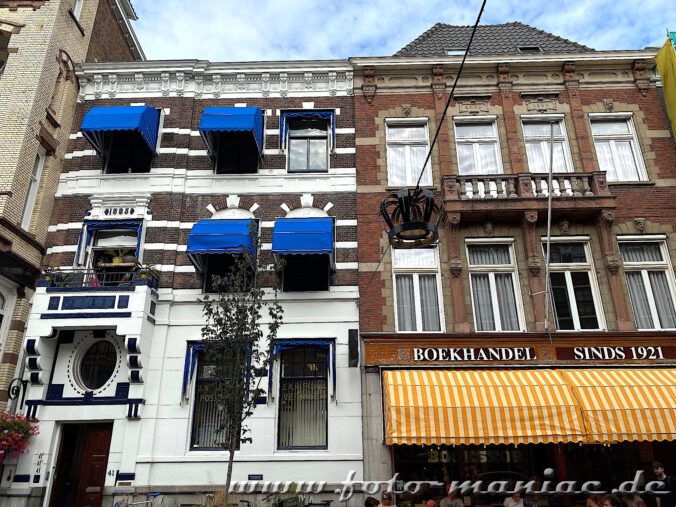 Schöne Fassaden im Zentrum von Den Haag