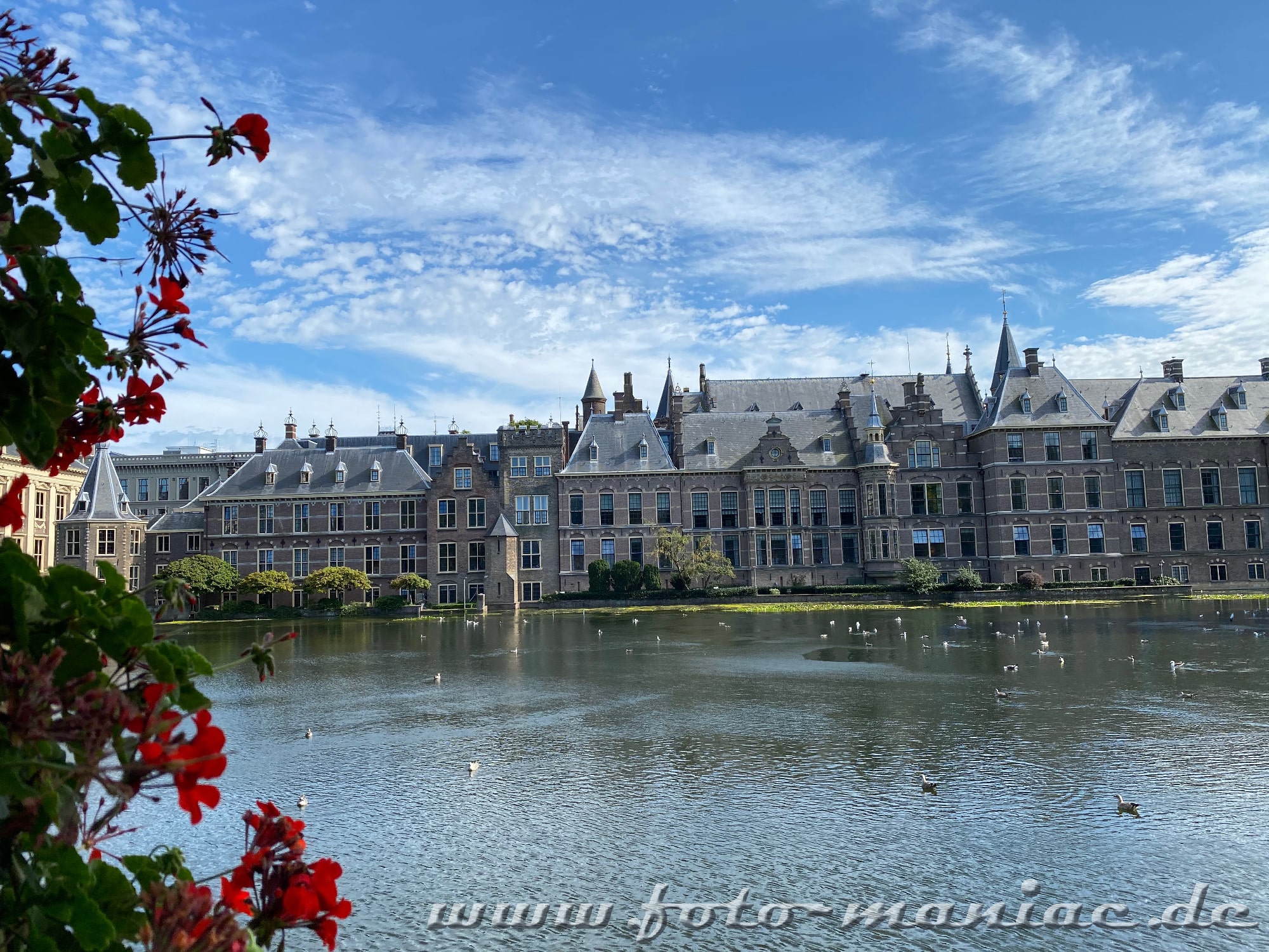 Der Binnenhof von Den Haag liegt am Hofteich