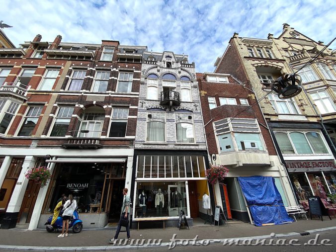 Fassaden im Zentrum in Den Haag