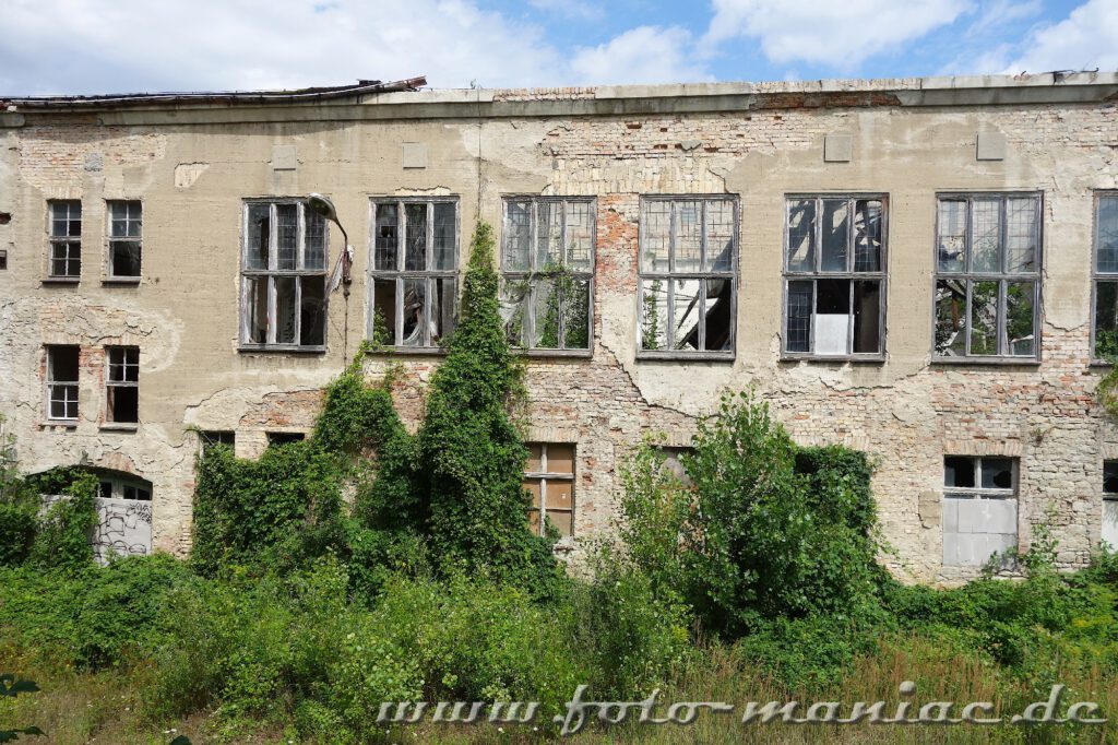 Verwaltungsgebäude der verlassenen Brauerei
