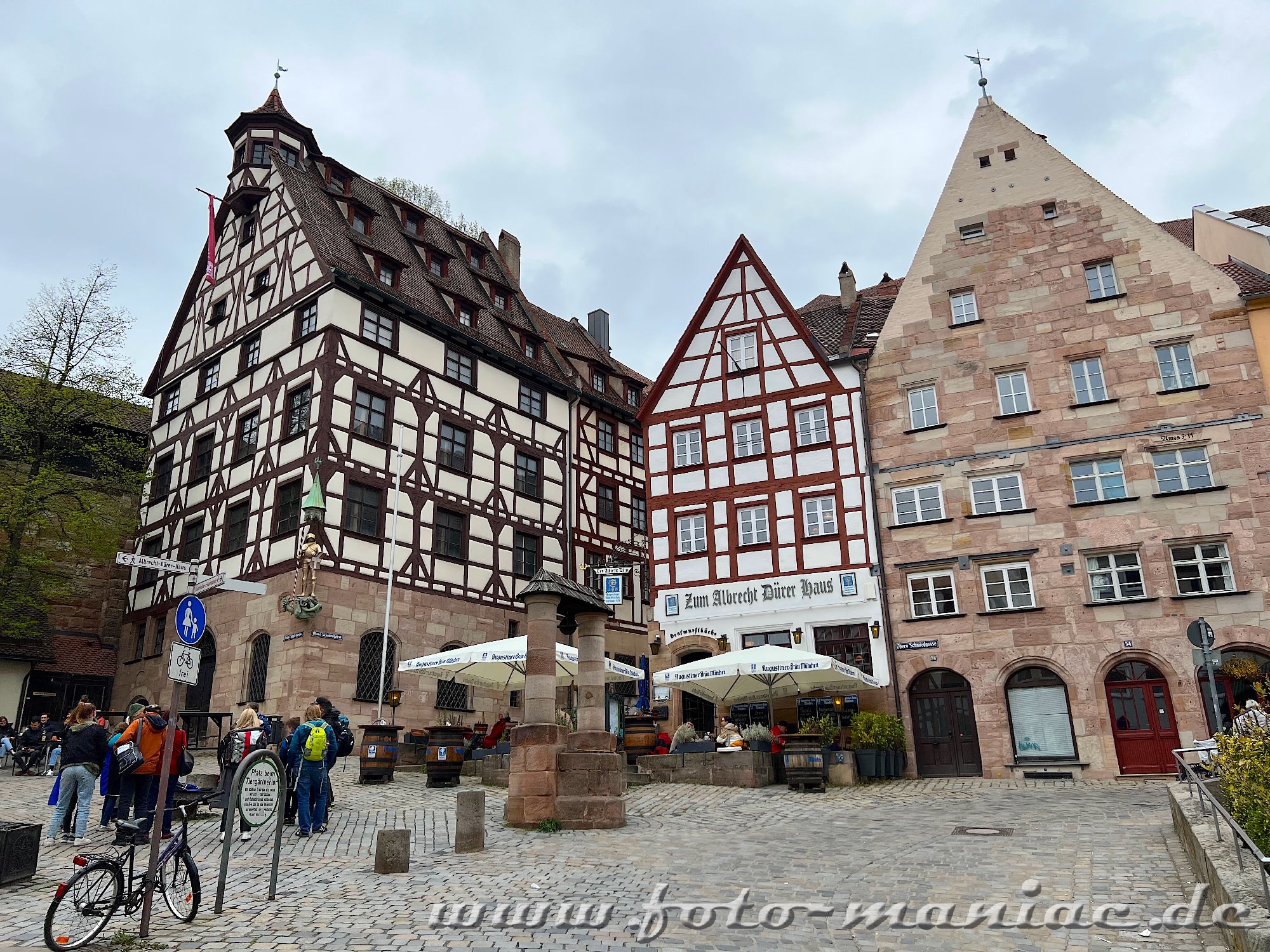 Fachwerkbauten auf Schritt und Tritt beim Spaziergang durch Nürnberg