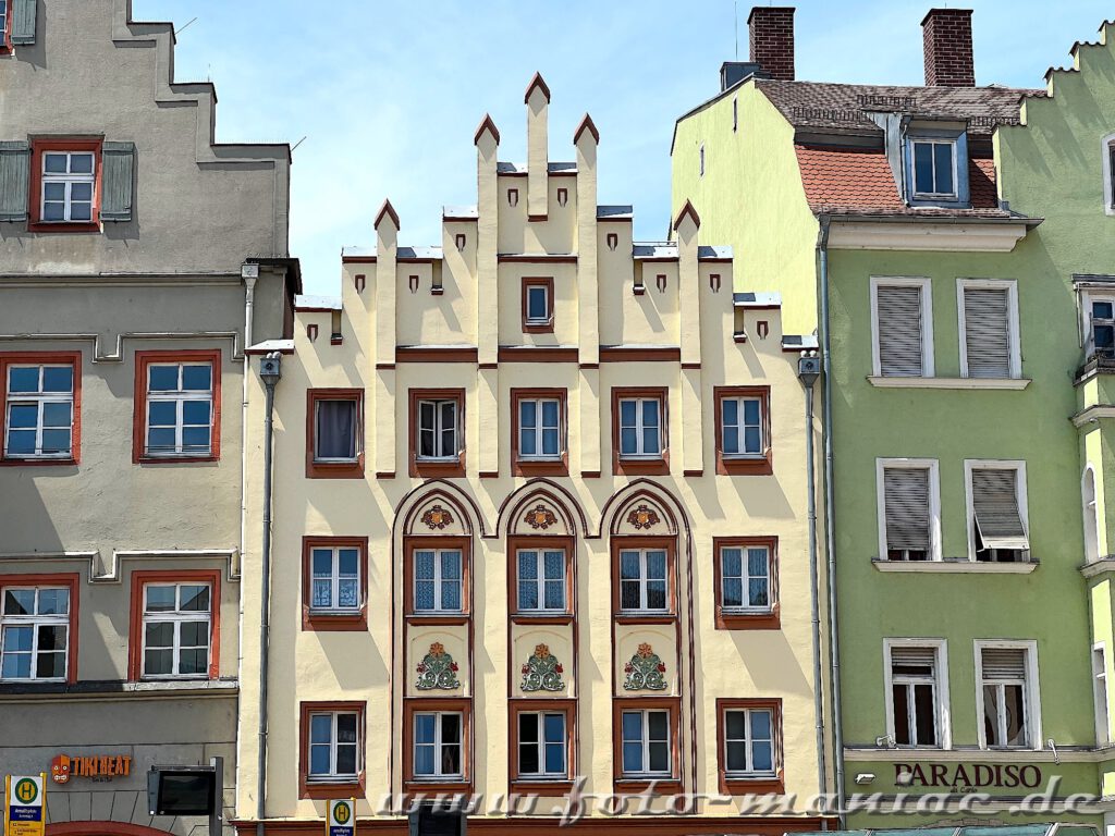 Schöne Fassaden in Regensburg