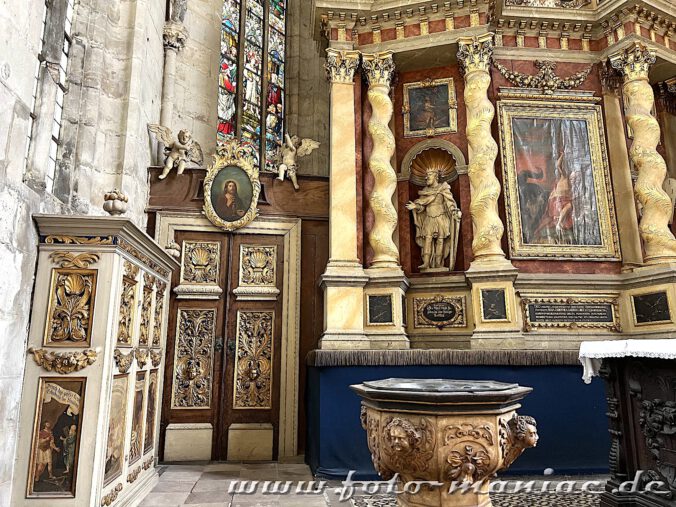 Altarraum in der Benediktkirche in Quedlinburg