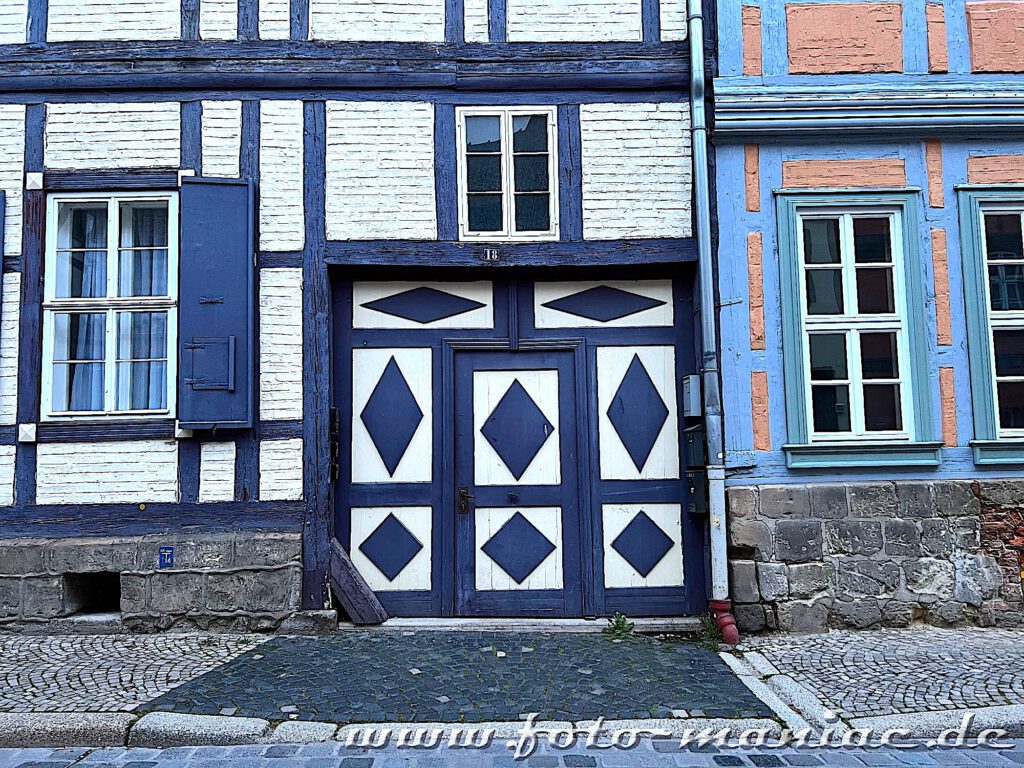 Beim Ausflug nach Quedlinburg gibt es viele schöne Türen zu entdecken