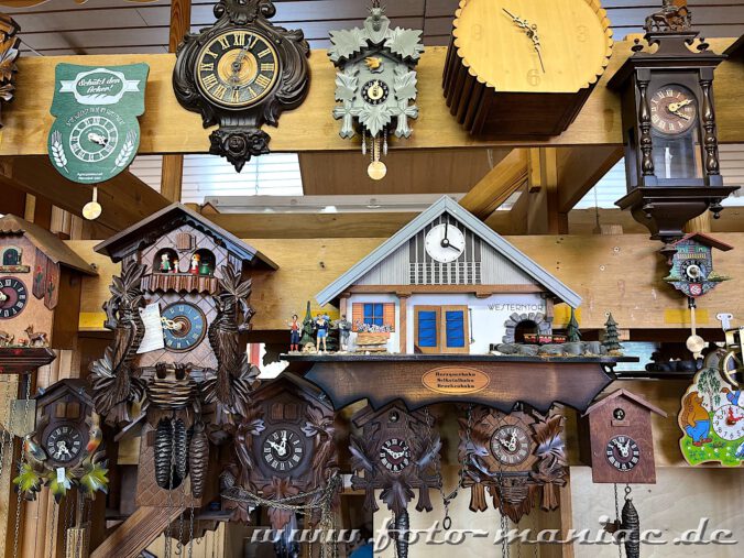 Überall Uhren: Beim Abstecher nach Gernrode sollte man auch im Uhrenmuseum verbeischauen
