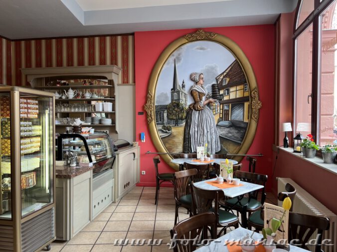 Ausflug nach Quedlinburg: Blick in das Baumkuchen-Café