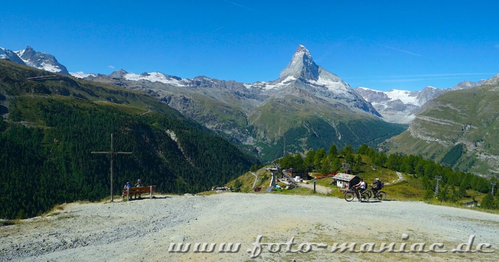 Kaiser von Zermatt: Von diesem Plateau startet die Wanderung zu den fünf Seen