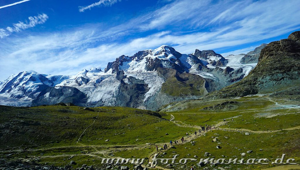 Kaiser von Zermatt: Wanderer in der imposanten Bergwelt