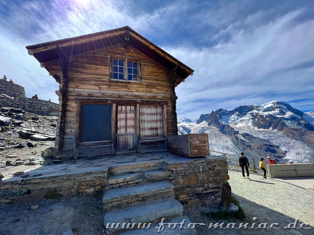 Kaiser von Zermatt: Altes Holzhaus auf dem Gornergrat