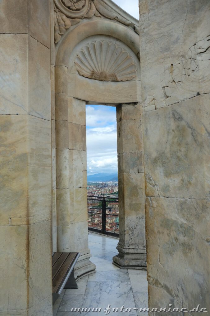 Balustrade auf der Domkuppel in Florenz