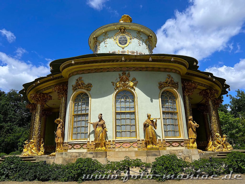 Potsdams prächtig Schlösser: das Chinesische Haus im Park von Sanssouci