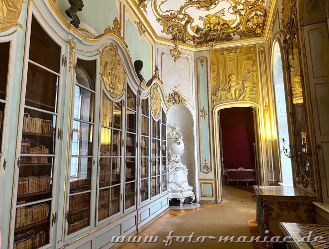 Die königliche Bibliothek im Neuen Palais in Potsdam