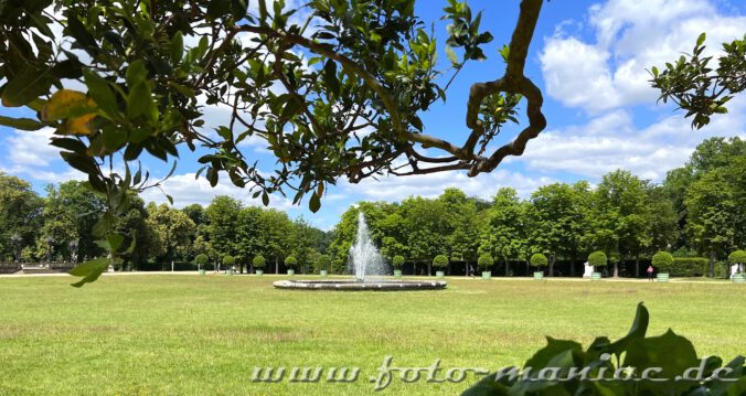 Blick in den Schlosspark am Neuen Palais in Potsdam