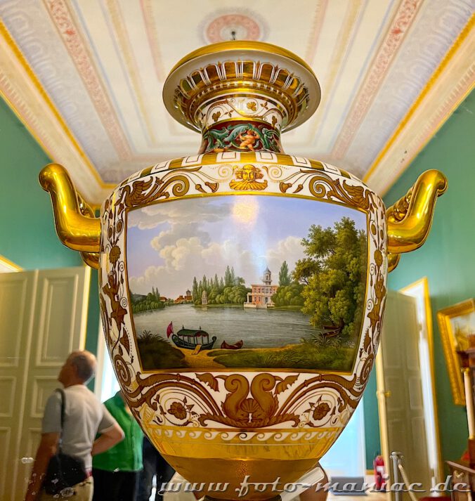 Kostbare Vase im Marmorpalais in Potsdam