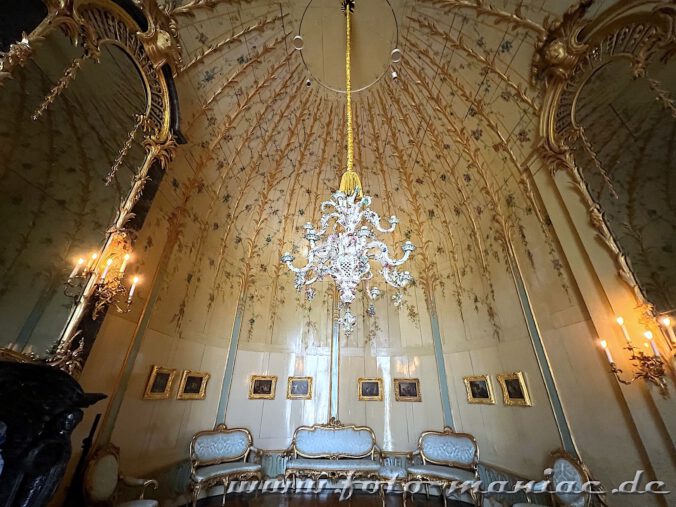 Potsdams prächtige Paläste: Eine Augenweide ist das Ovale Kabinett im Neuen Palais