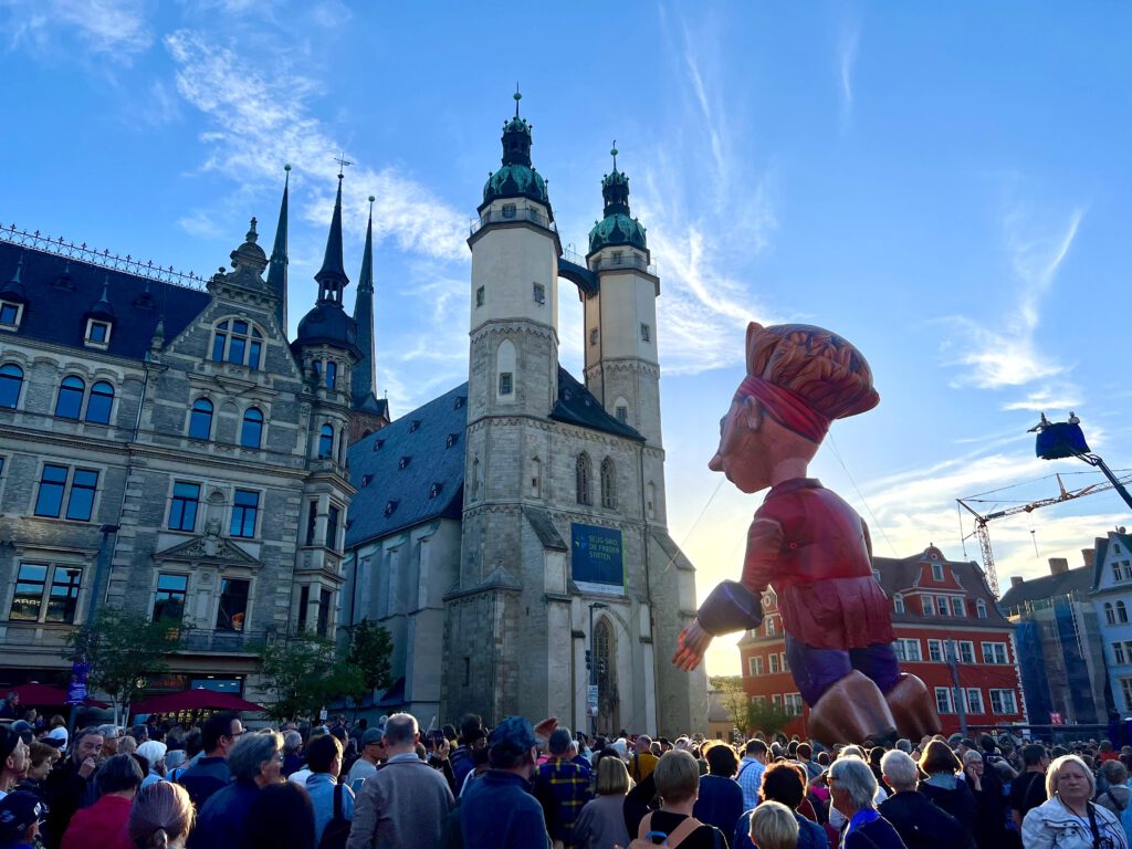 Gulliver in Halle vor der Marktkirche