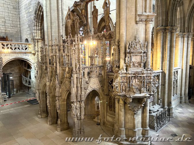 Abstecher mach Halberstadt: Blick vom Hochchor auf den Lettner