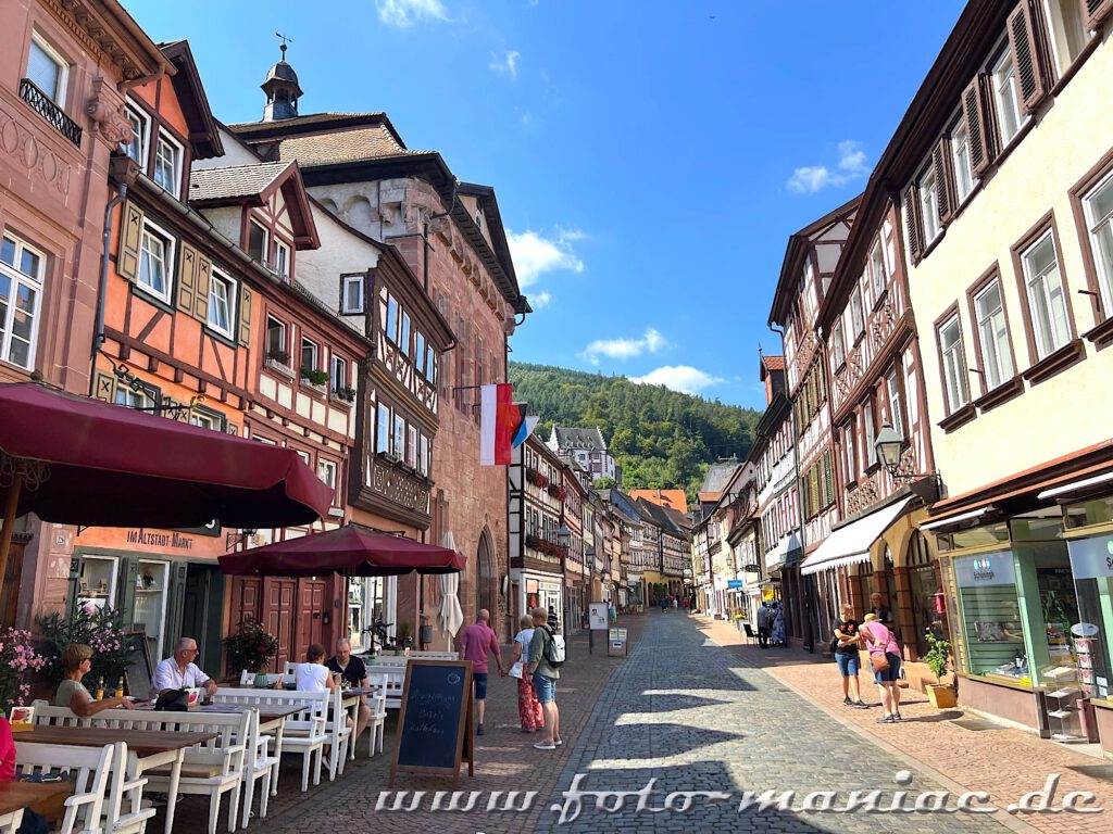 Freisitze auf der Hauptstraße n Miltenberg