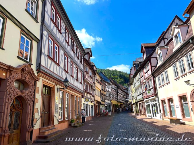 Verwinkelte Gasse in Miltenberg