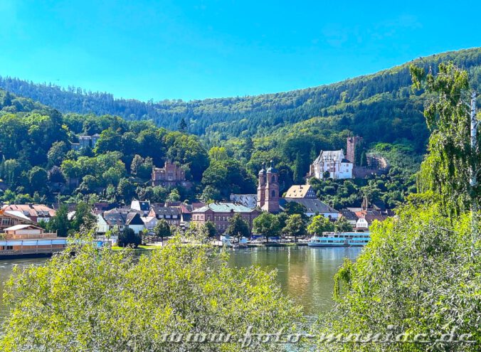 Blick von der Mainbrücke auf die Altstadt von Miltenberg