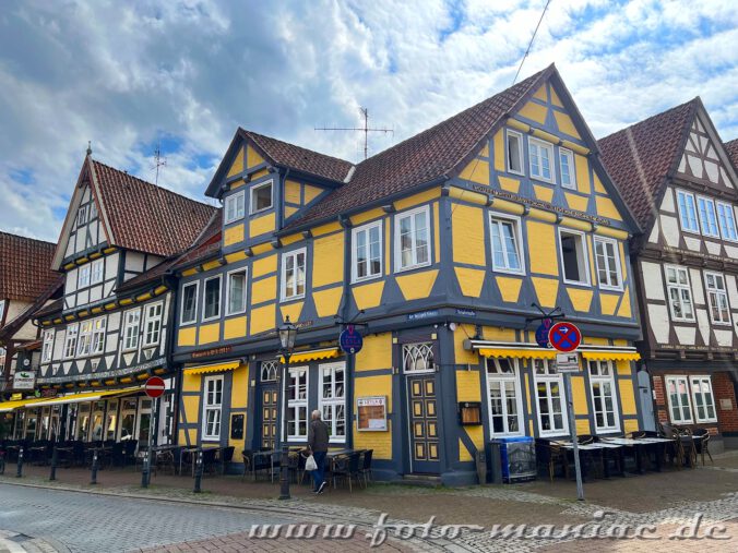 Spaziergang durch Celle - farbenfrohes Fachwerk in der Altstadt