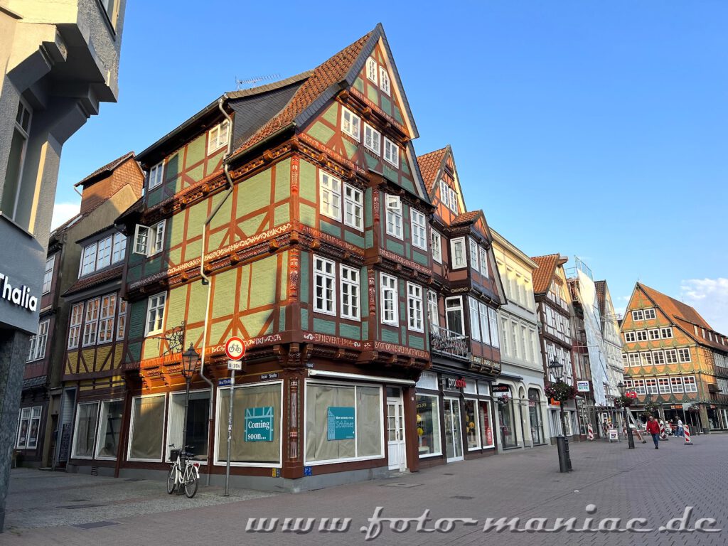 Spaziergang durch Celle - farbenfrohes Fachwerk in der Altstadt