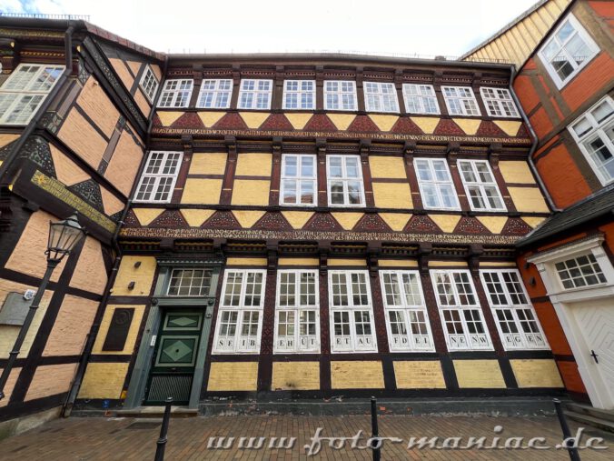 Spaziergang durch Celle - Alte Lateinschule mit dekorativer Fassade