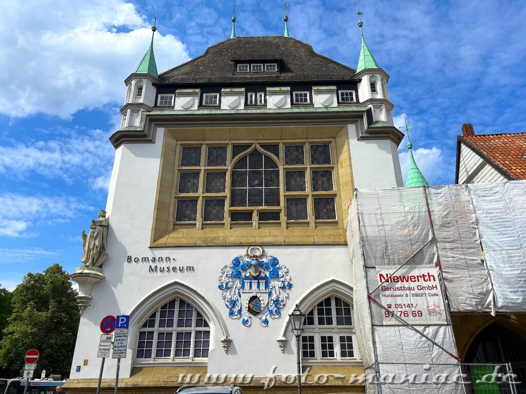 Blick auf das Bomann-Museum in Celle