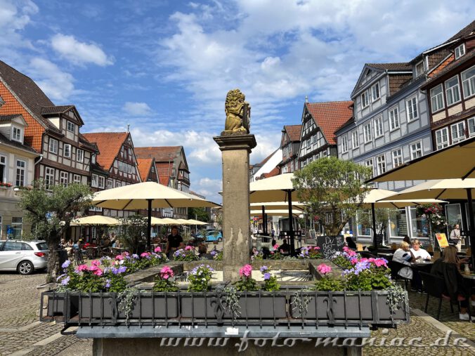 Pipenposten heißt der Brunnen auf dem Großen Plan in Celle