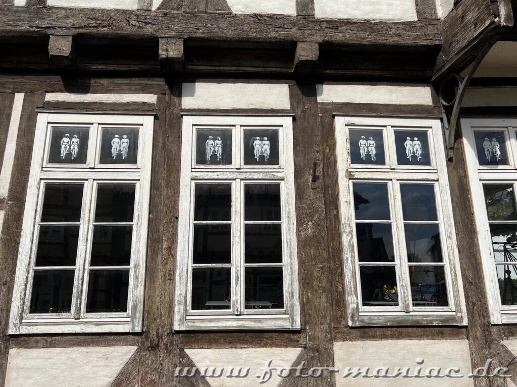 Fenster eines Fachwerkhauses