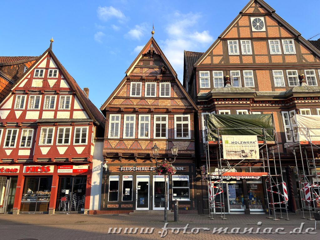 Spaziergang durch Celle - schönes Fachwerk in der Altstadt