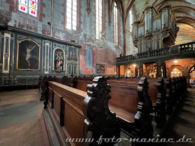 Blick in den Chor der Peterskirche in Straßburg