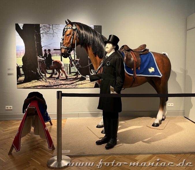 Ein traditioneller Osterreiter