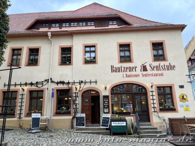 Blick auf die Bautzener Senfstube